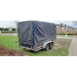 grote huif aanhanger met kenteken