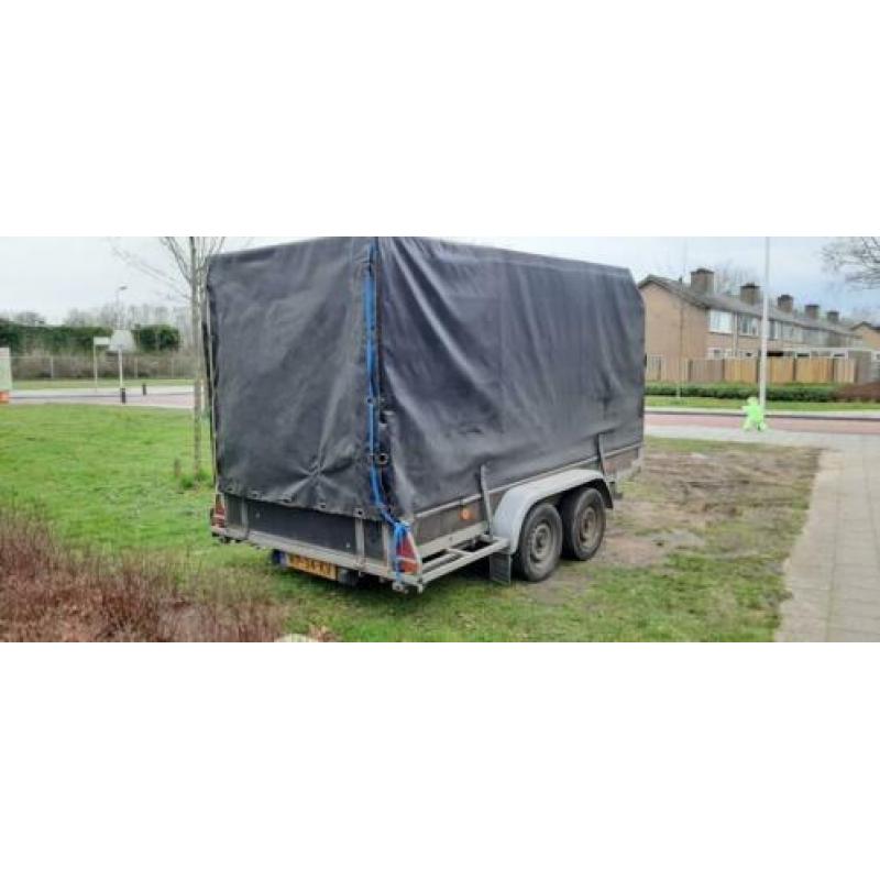 grote huif aanhanger met kenteken