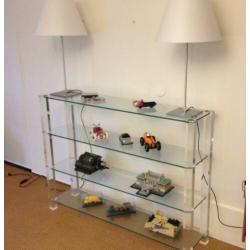 Glazen open vitrinekast design BOR
