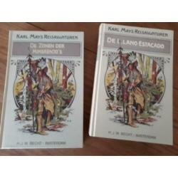 2 oude boeken van Karl May