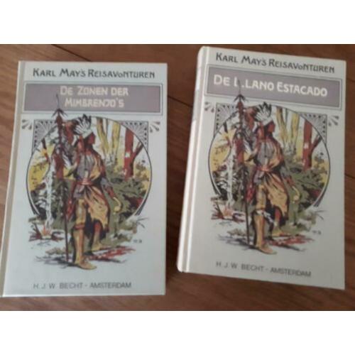 2 oude boeken van Karl May
