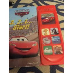 Cars geluidenboek1,2,3 Start!