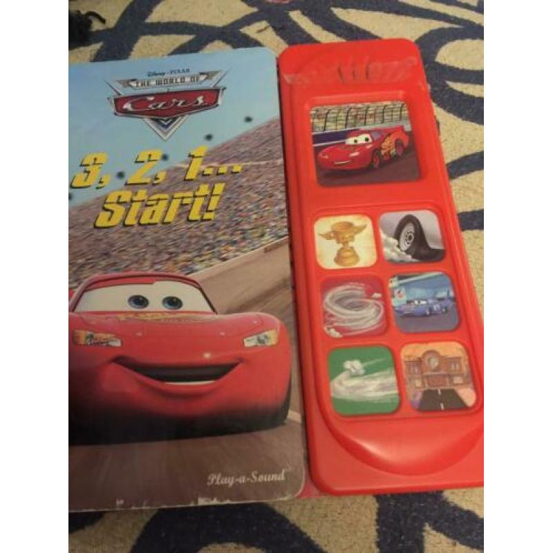 Cars geluidenboek1,2,3 Start!