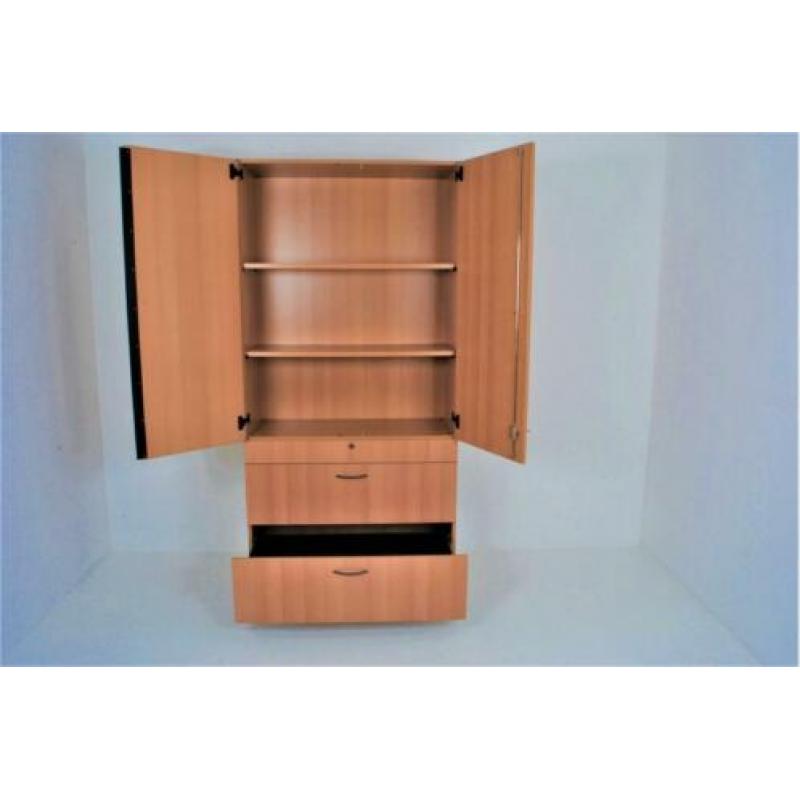 Houten Archiefkast 206,5x100x44cm €125,- ex