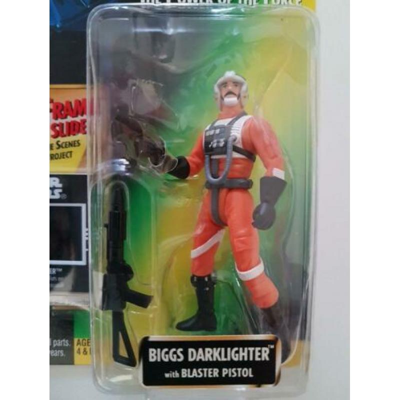 -40% Star Wars POTF FF Biggs Darklighter with Blaster Pistol