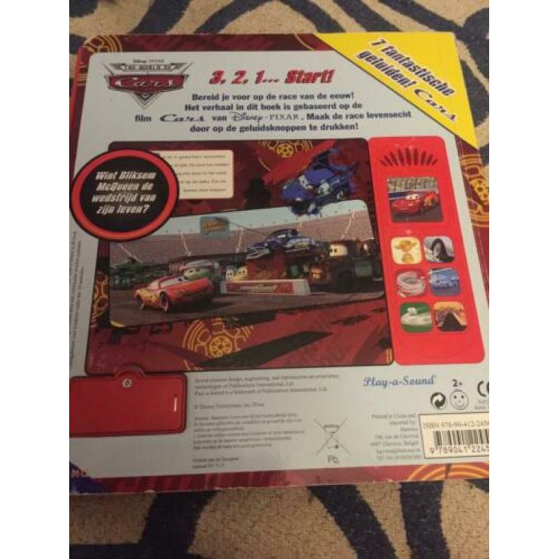 Cars geluidenboek1,2,3 Start!