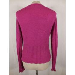 Roze damesvest.Katoen+stretch.Mt S.Merk Zilch