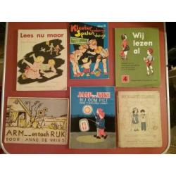 Zes oude kinderboekjes (o.a. Anne de Vries)