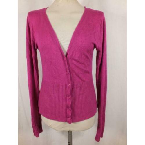 Roze damesvest.Katoen+stretch.Mt S.Merk Zilch