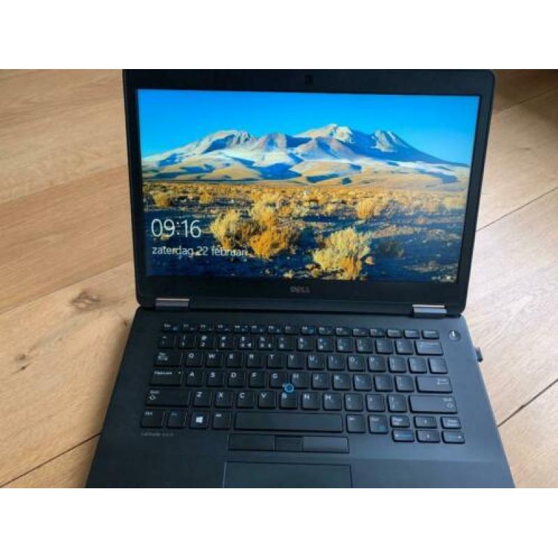 Dell E7470 I5 8Gb 256GB 14 inch full HD incl docking station