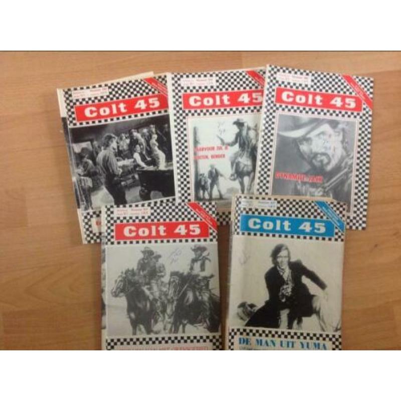 41 tijdschriften detective, western, cowboy.