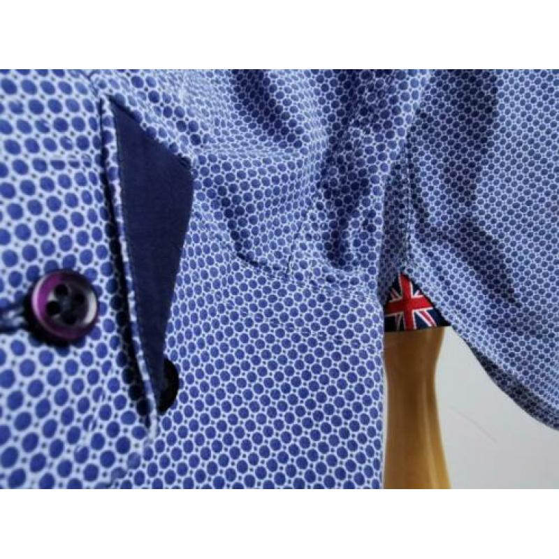 British Indigo overhemd Maat 44 - L/XL