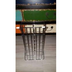 Vintage flessenrek flessenmand jaren 70 apart design