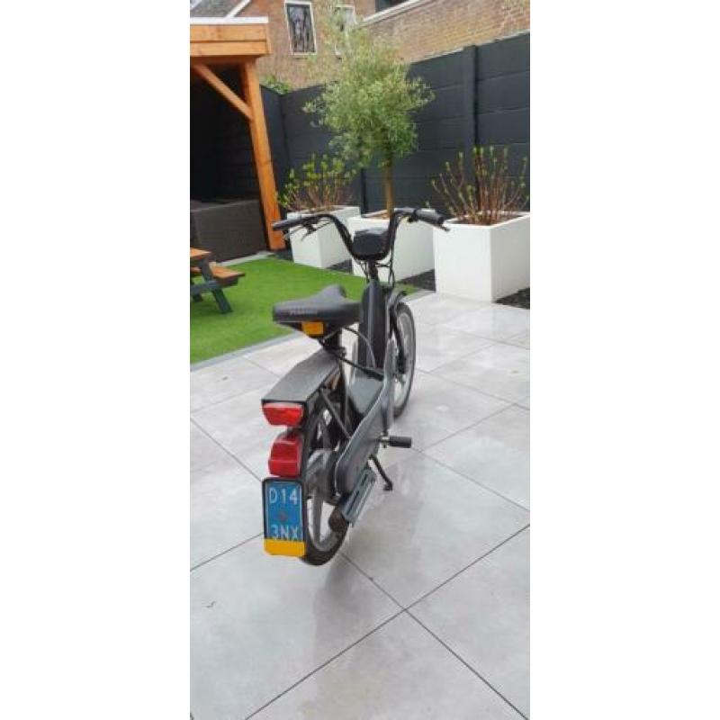 Vespa ciao snor blauw kenteken in perfecte staat