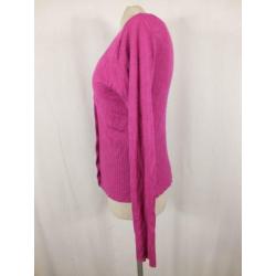 Roze damesvest.Katoen+stretch.Mt S.Merk Zilch