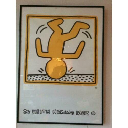 Keith haring one man show detail poster 50 bij 70
