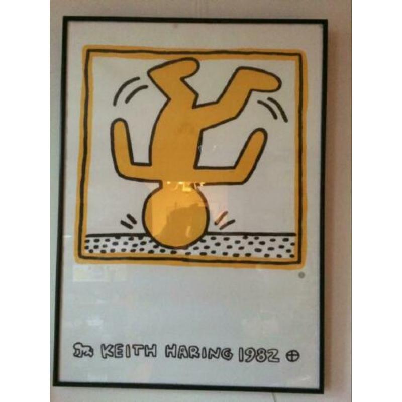 Keith haring one man show detail poster 50 bij 70