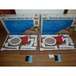 2x Wii Olympic Game toebehoren