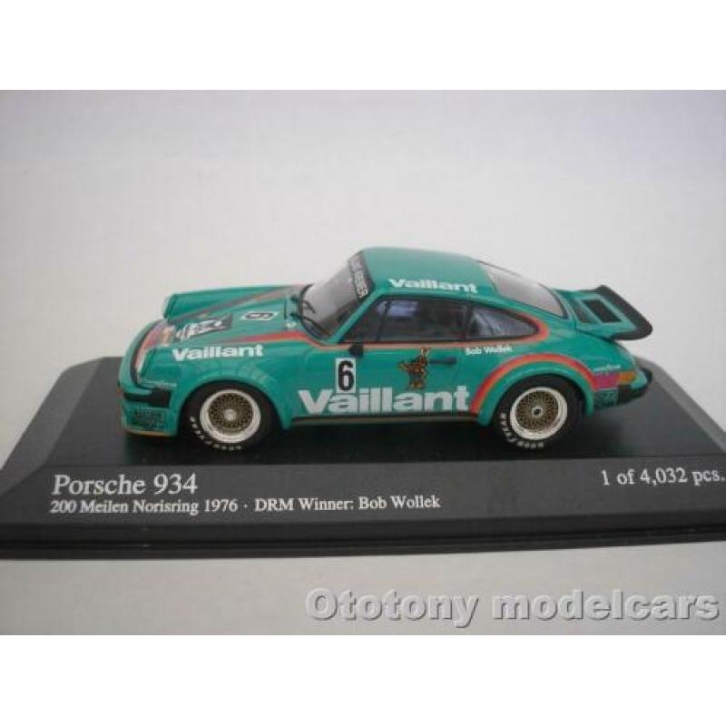 Porsche 934 #6 DRM 1976 1/43 Minichamps