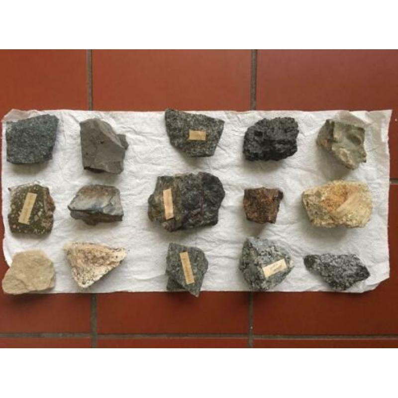 Verzameling mineralen / gesteenten