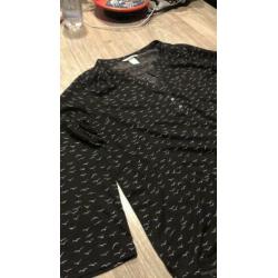 Blouse met vogeltjes