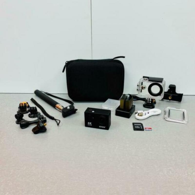 Eken H9R Action Camera 4K | + 32GB SD, 2x accu, lader, etc
