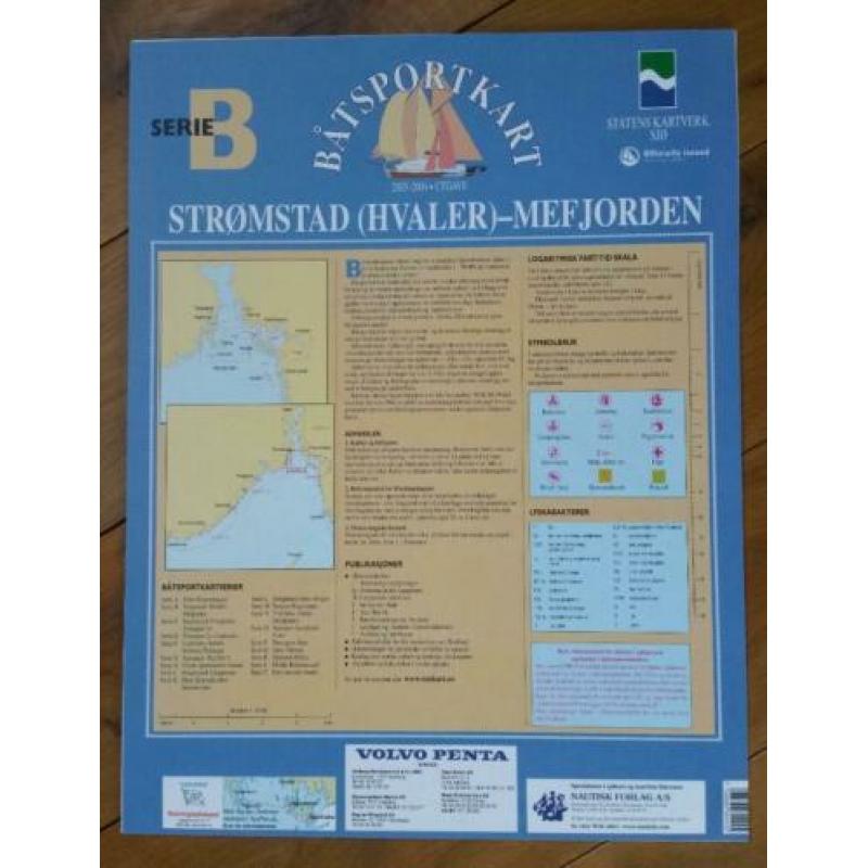 Zeekaarten Noorgwegen A B C D