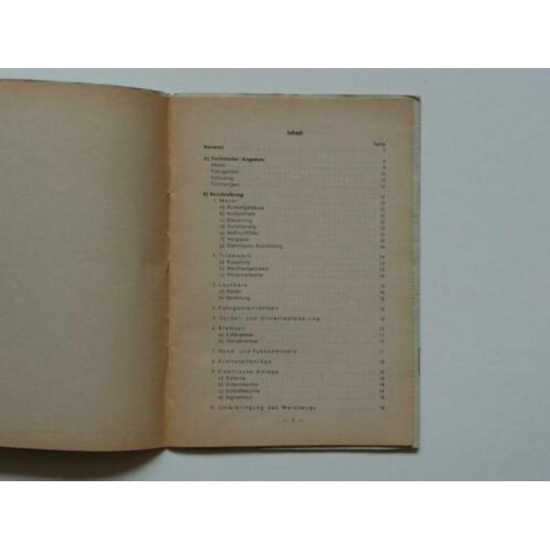 Zündapp Bedienungs-Anweisung voor Norma Luxus (juli 1953)