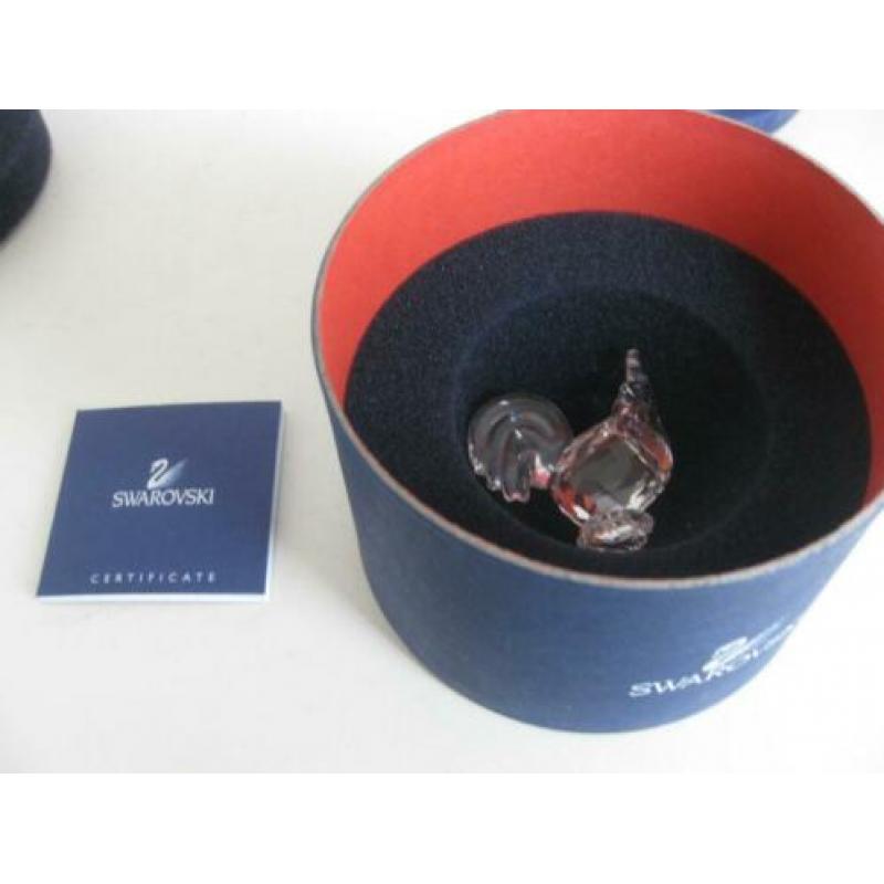 Swarovski. Haan. In originele verpakking met certificaat.