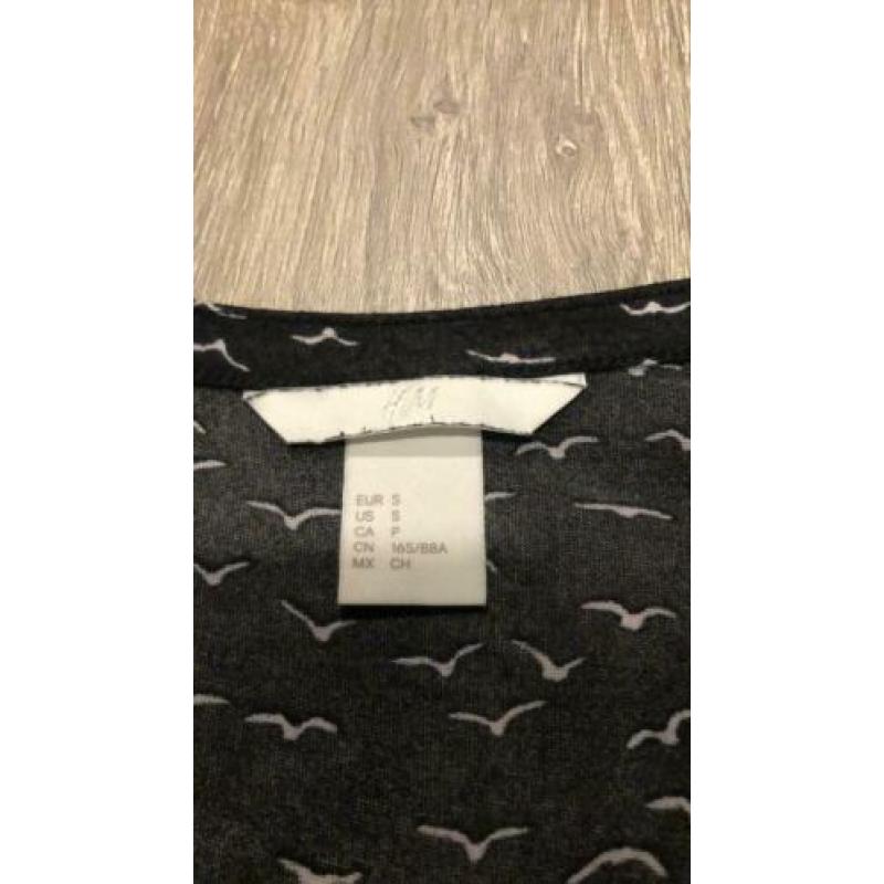 Blouse met vogeltjes