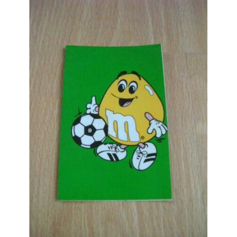 M&M voetbalstickers, WK 1994. 6 verschillende