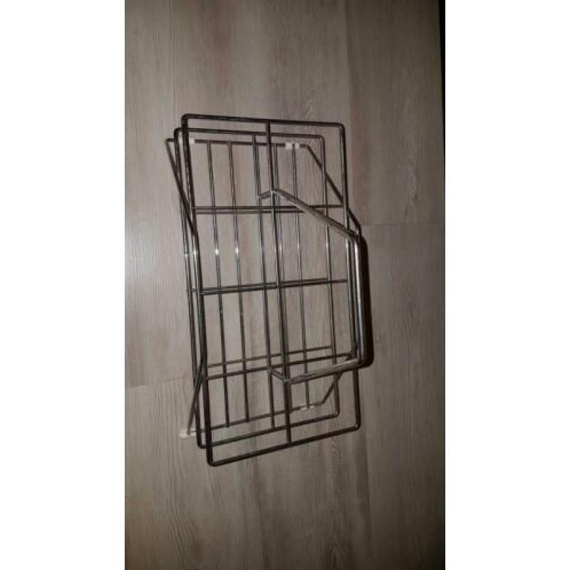 Vintage flessenrek flessenmand jaren 70 apart design