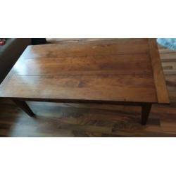 Izgst (gelakt)teak salontafel 140x75