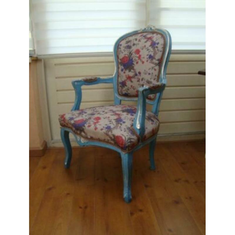 Barok, fauteuil , zetel , stoel. . Blikvanger Nieuw!!
