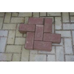 Te koop betonklinkers 8 cm heidekleur