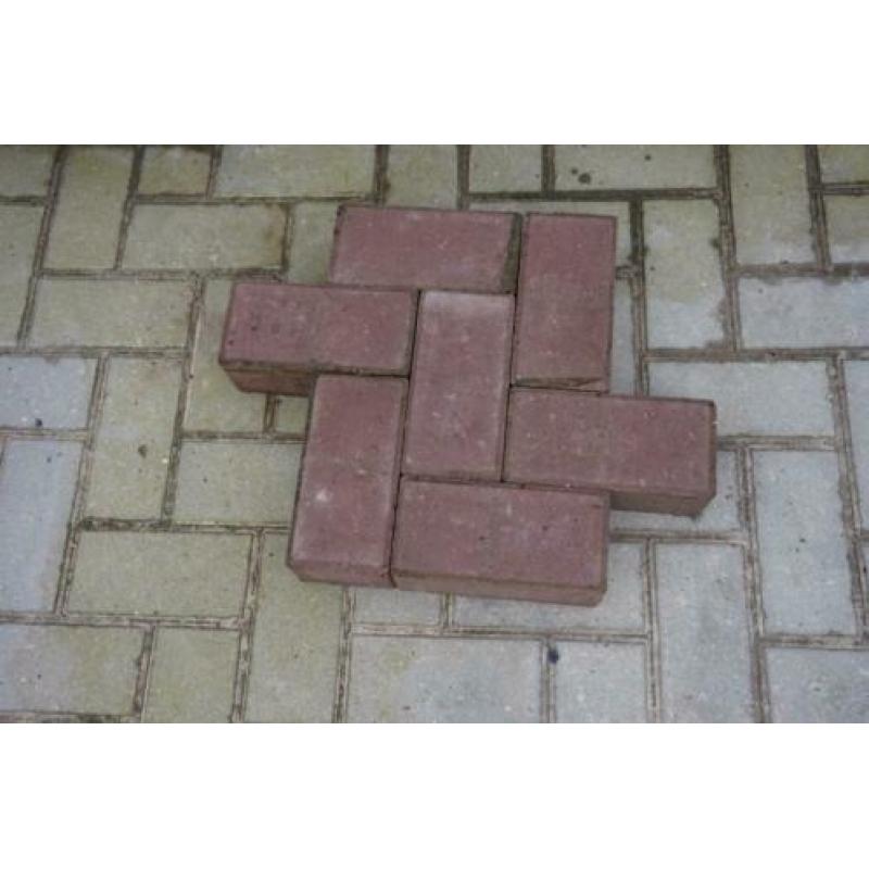 Te koop betonklinkers 8 cm heidekleur