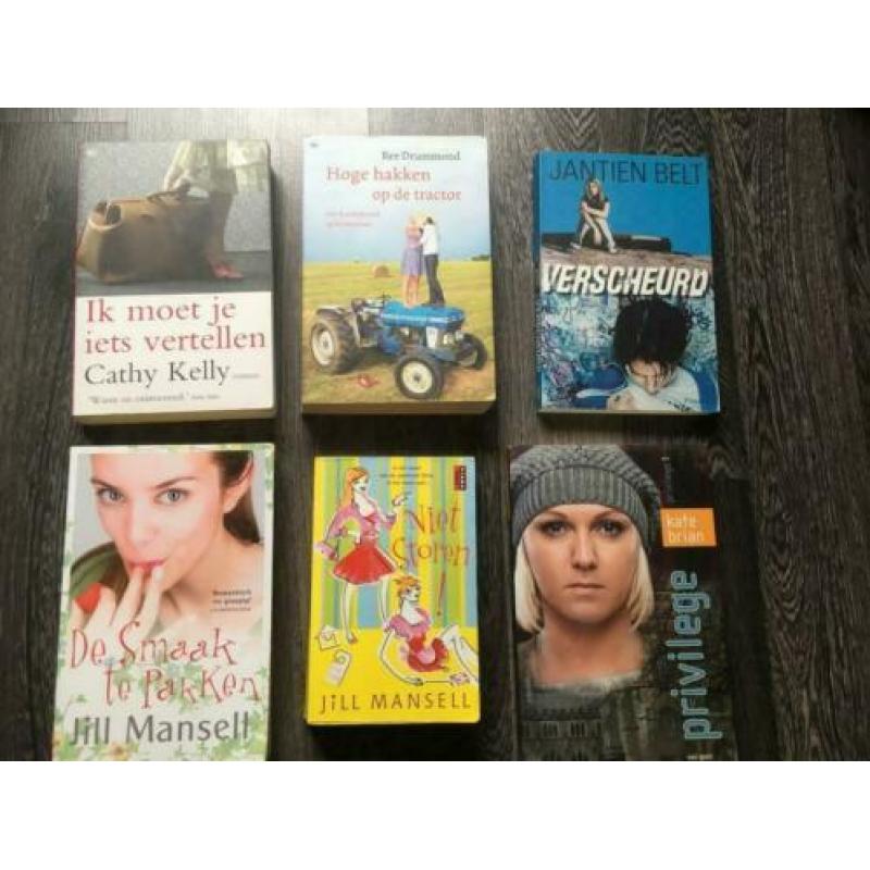 Boeken verschillende schrijvers