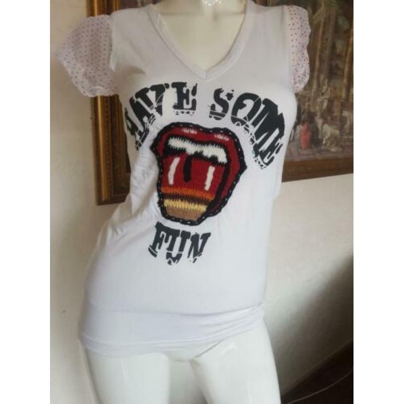 ichi wit shirt maat 38 nieuwstaat