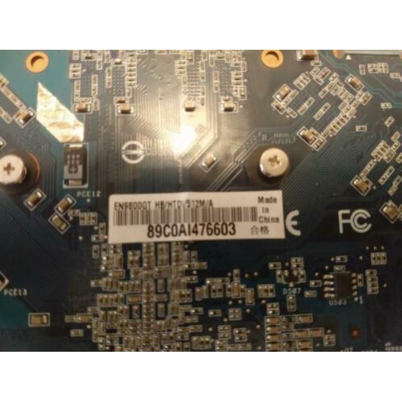 ASUS 9800 GT videokaart NVidia