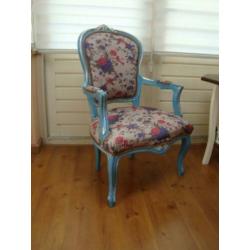 Barok, fauteuil , zetel , stoel. . Blikvanger Nieuw!!