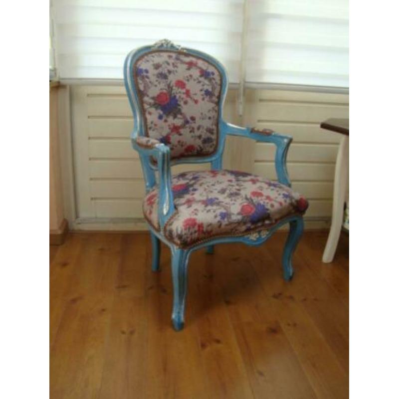 Barok, fauteuil , zetel , stoel. . Blikvanger Nieuw!!