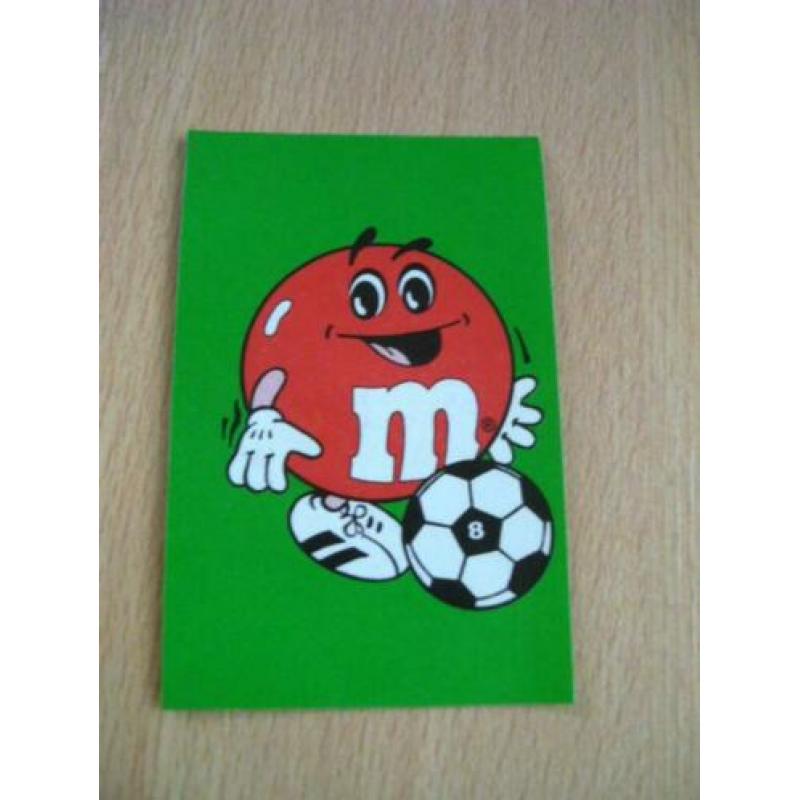 M&M voetbalstickers, WK 1994. 6 verschillende