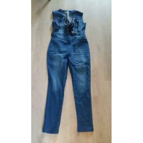 Q3 jeans jumpsuite maat s/m 36