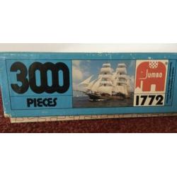 Puzzel 3000 stukjes Jumbo, tall ship