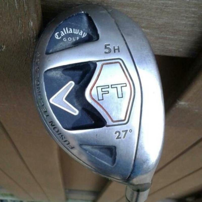 Callaway hybride 5 FT Fusion 27° Fujikura shaft
