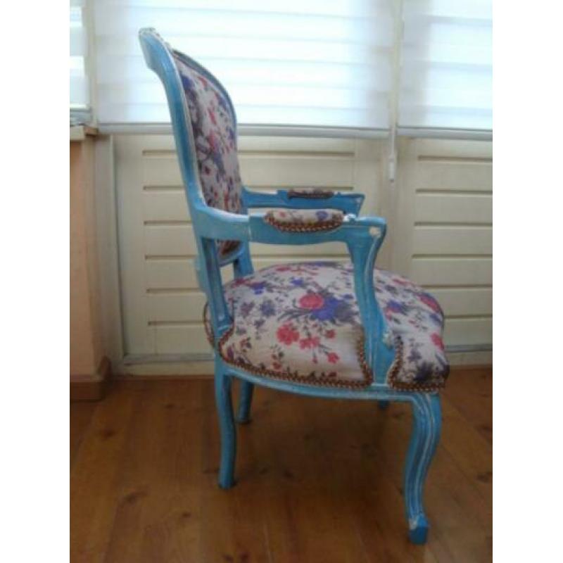 Barok, fauteuil , zetel , stoel. . Blikvanger Nieuw!!
