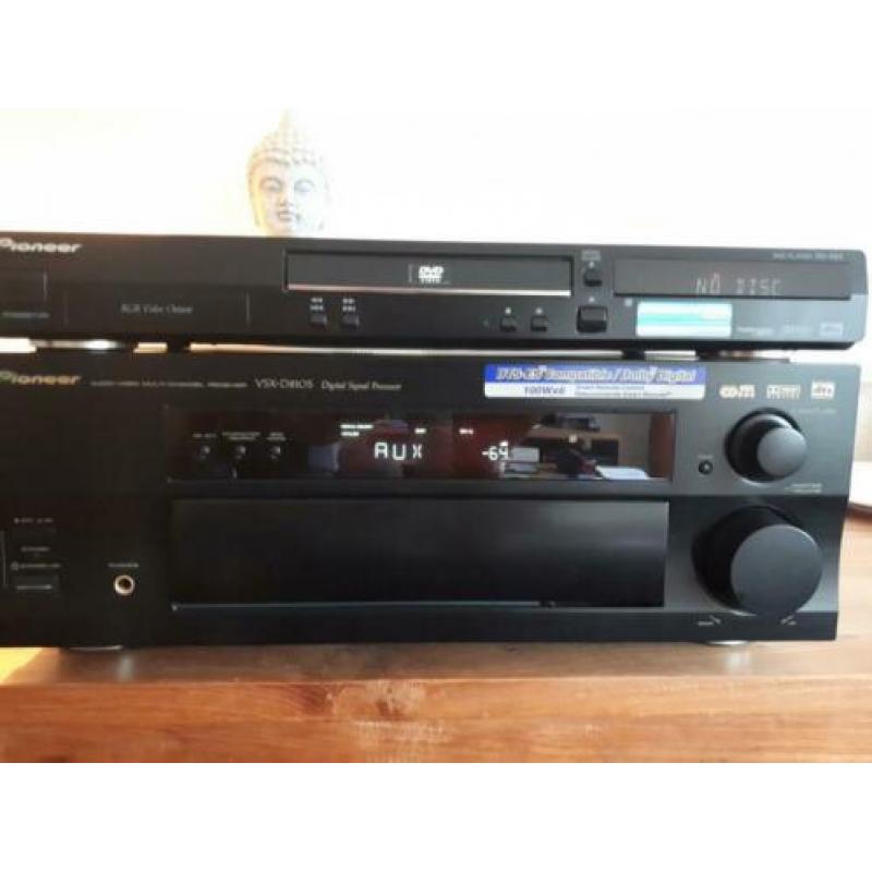 Pioneer surround receiver VSX-D810S en dvd speler DV-454