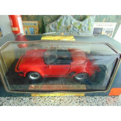 Maisto porsche 911 speedster 1989 schaal 1-18