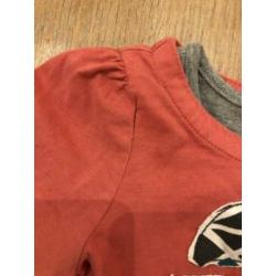 Shirt trui longsleve top maat 104 110