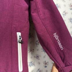 Bjornson softshell paars teddy gevoerd jasje jas 110 116